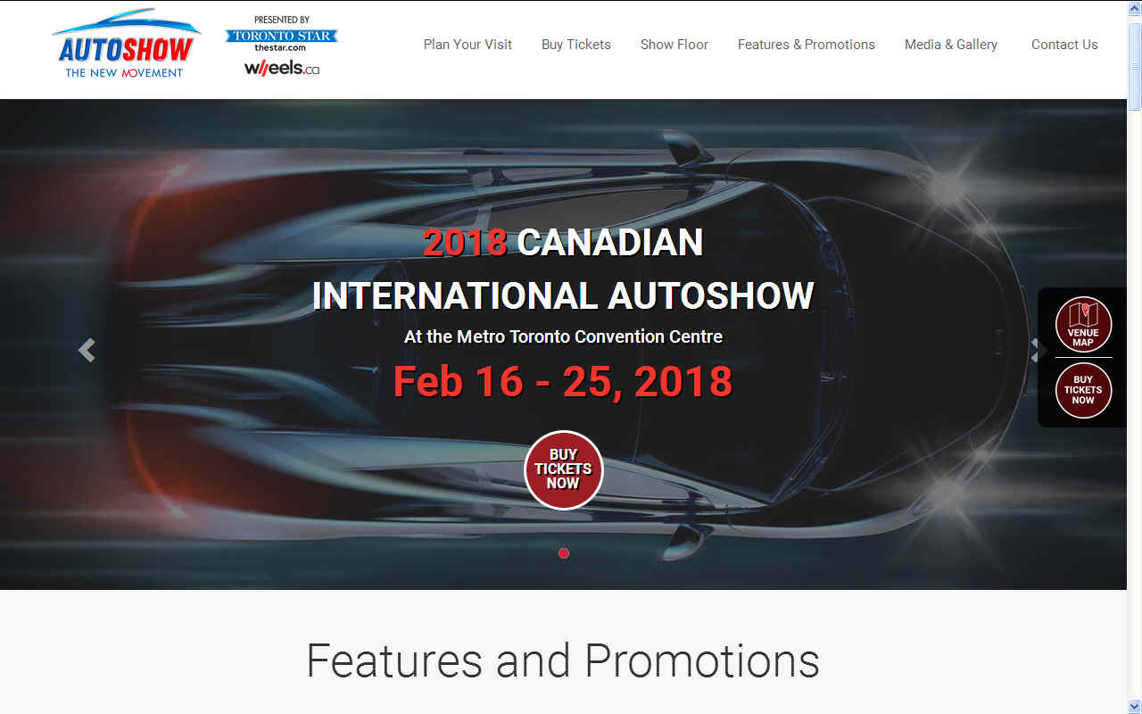 The Canadian International autoshow Metro Toronto Convention Centre February 2018