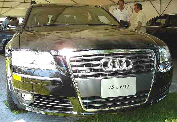 Audi A8 W12 polished alloy show car