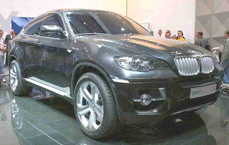 BMW X6 concept car SUV 4x4