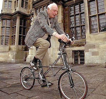 Sir Alex Moulton and his bicycle