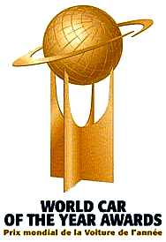 World car of the year awards trophy