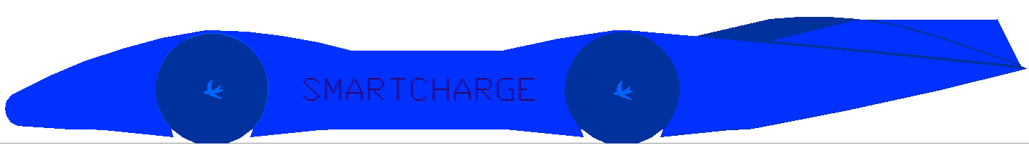 SMARTCHARGE - Hydrogen fuel cell or battery powered electric land speed record car