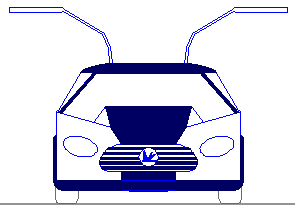 Ecostar DC50 electric sports car kit with gullwing doors