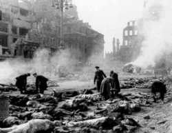 Dresden in ruins 14 February 1945