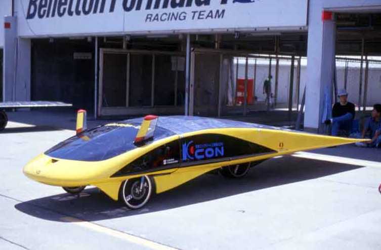 The Solar Wing, Japanese electric racing car