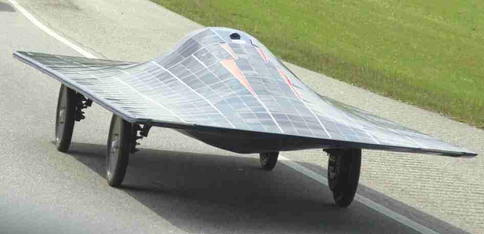Auburn University solar powered racing car