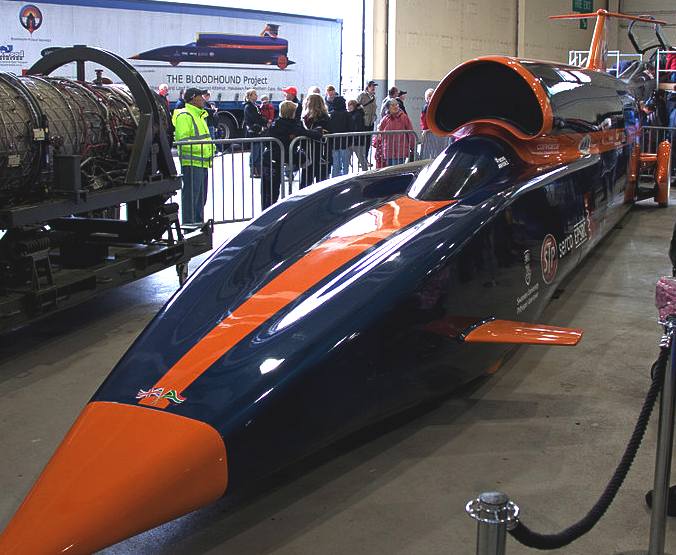Bloodhound SSC 1,000 mph supersonic car