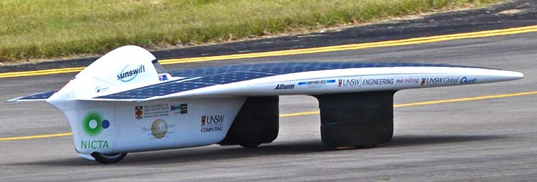 Sunswift, the fastest PV panel car UNSW