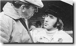 Ken Tyrrell and Jackie Stewart
