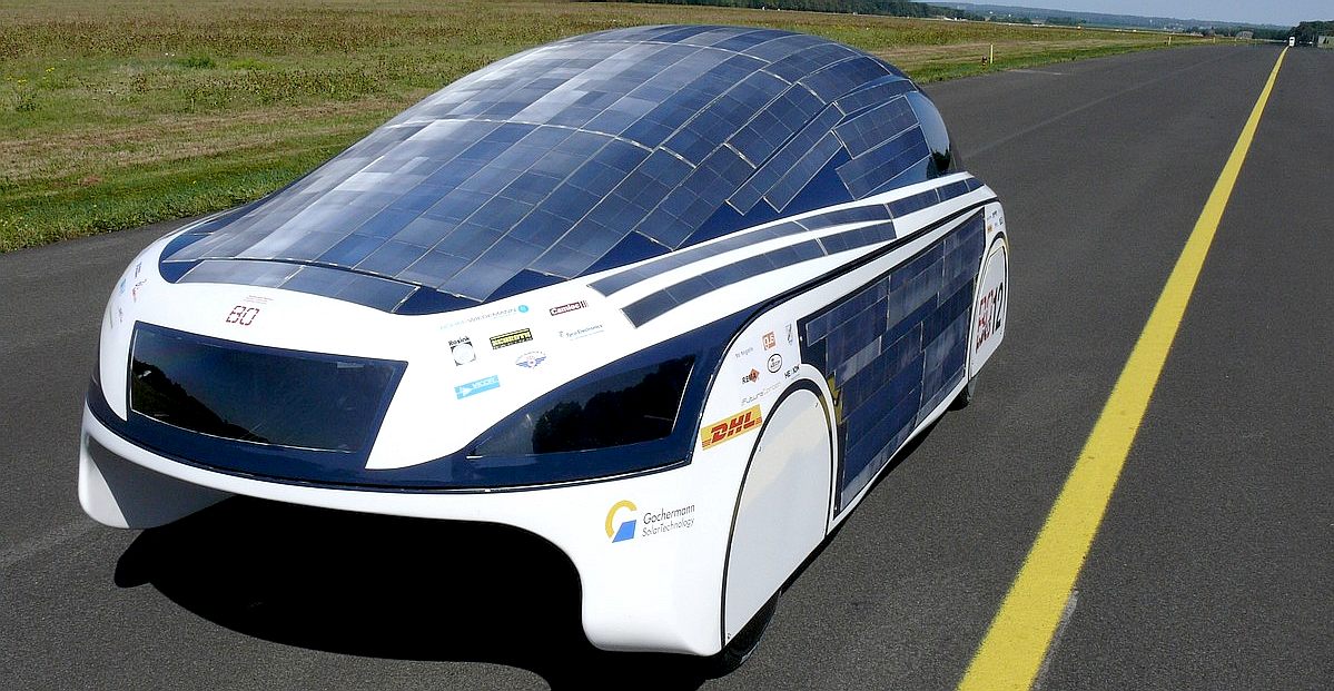 The BO solar powered electric car