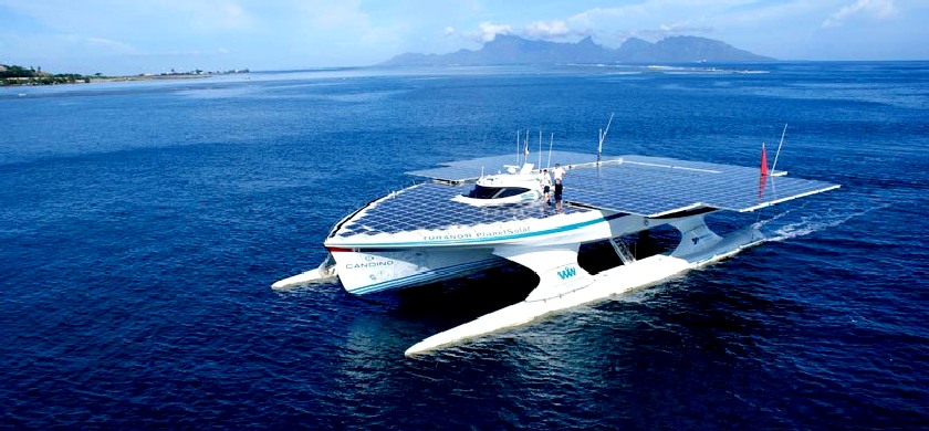 The Turanor PlanetSolar catamaran boat