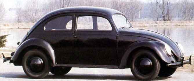 Volkswagen Beetle peoples car black 1938