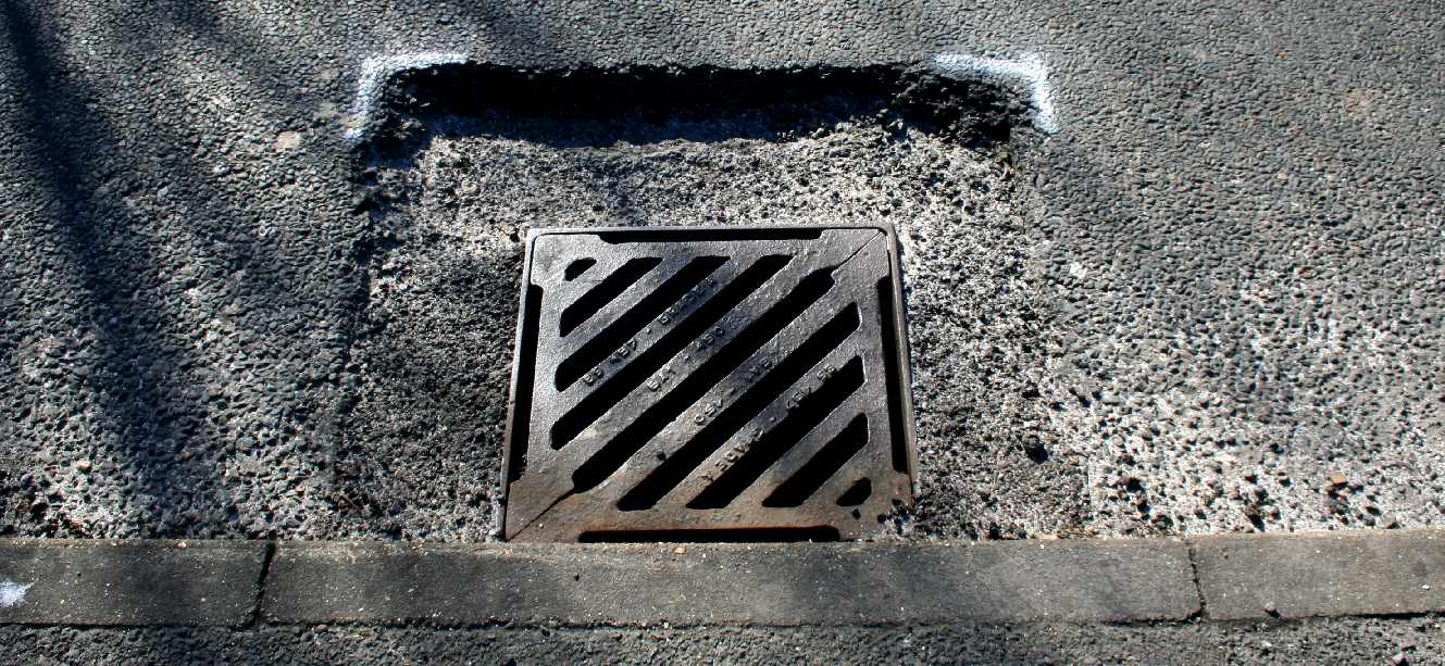 Drain cover in Hailsham in need of urgent repairs