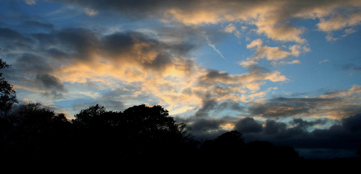 Stormy clouds signal difficult times and challeges to overcome