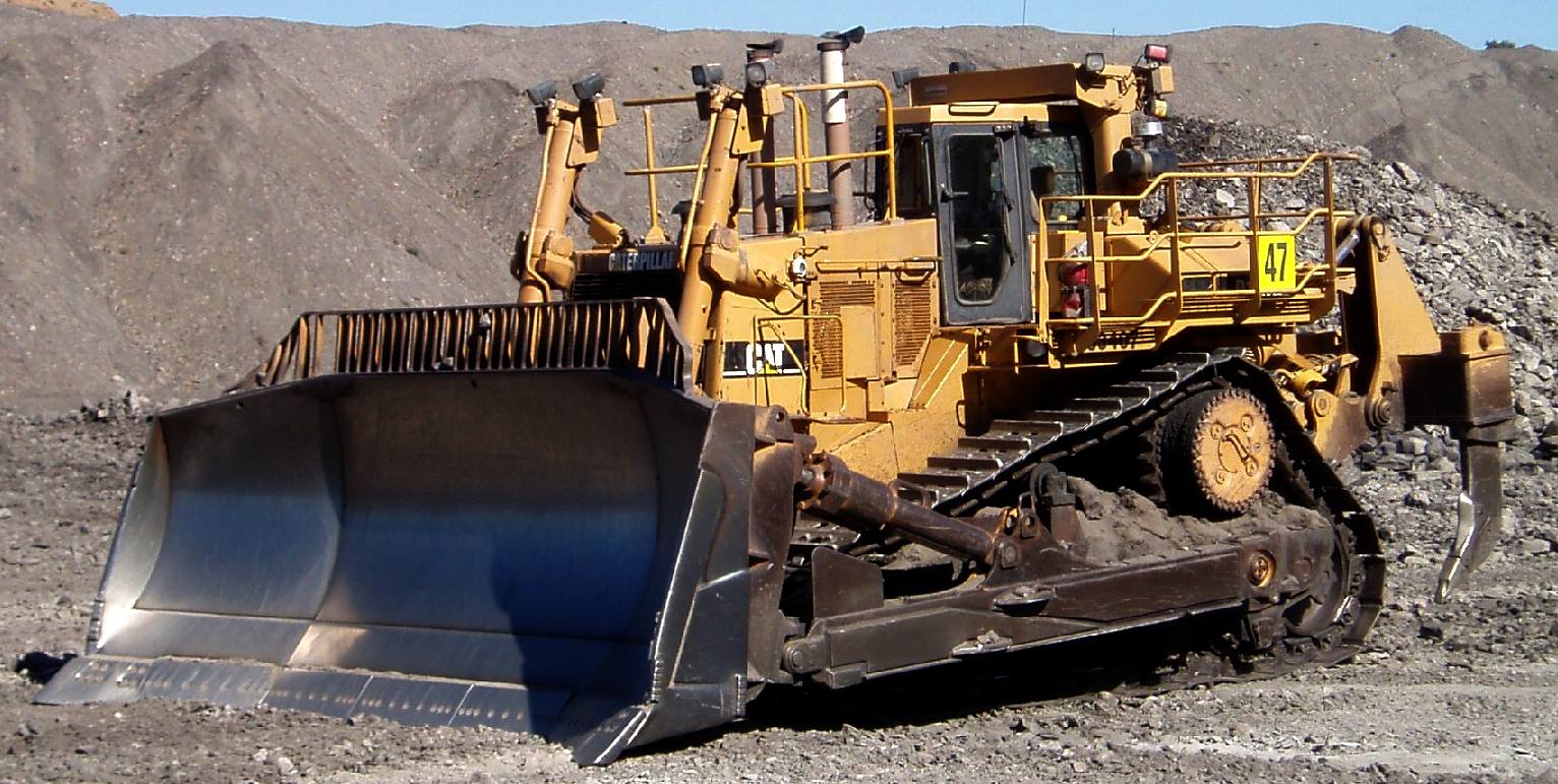 Large CAT bulldozer