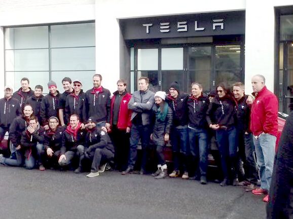 Tesla team members: cannonball run 2014