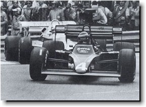 Stefan Bellof in practice for the 1984 Monaco GP
