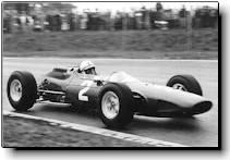 Surtees driving Ferrari Type 158 - 1964